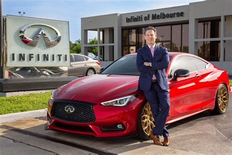 Infiniti of melbourne - And here's an exclusive offer: The Price includes $2000 Finance Assist; simply finance with Kelly INFINITI to qualify. Visit Kelly INFINITI of Melbourne, your premier New and Preowned INFINITI dealer, proudly serving Brevard, Indian River, Osceola, Orange, and surrounding central FL counties. Your automotive satisfaction is our priority. 
